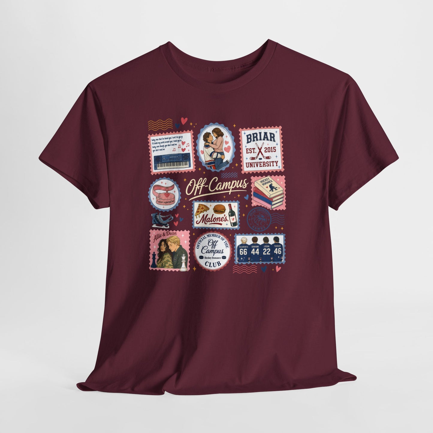 Off-Campus Hockey Romance T-Shirt
