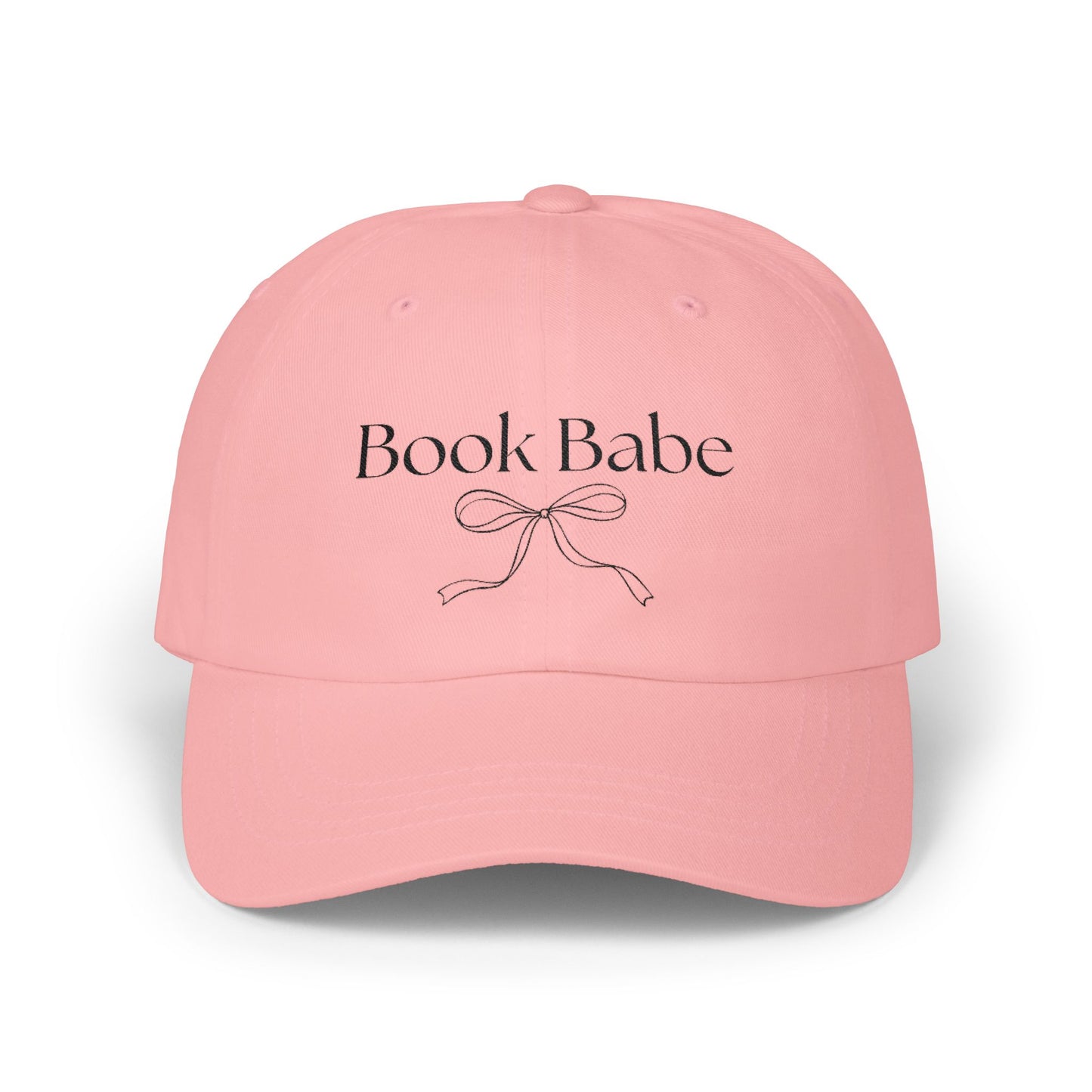 Book Babe Embroidered Hat-Black