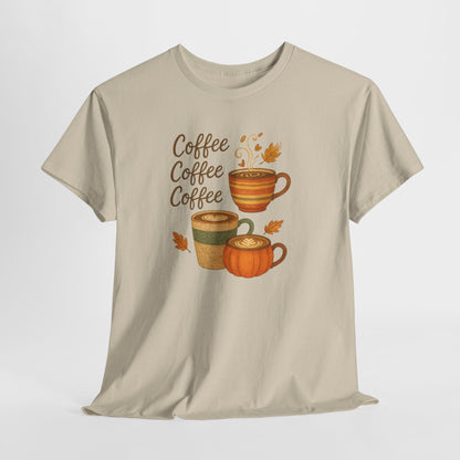 Coffee, Coffee, Coffee Tee Cozy Autumn T-Shirt-Gilmore Girls Tee