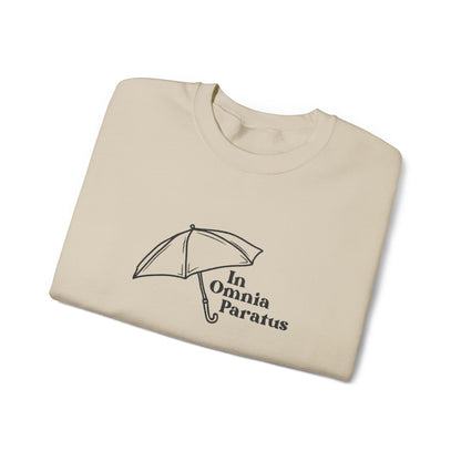 In Omnia Paratus Embroidered Crewneck Sweatshirt-Gilmore Girls