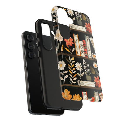 Cozy Bookshelf Bloom Phone Case