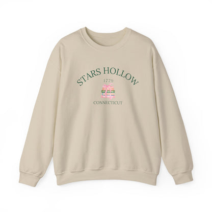 Stars Hollow Ribbon Bookstack Crewneck Sweatshirt -Cozy Gilmore Girls Apparel
