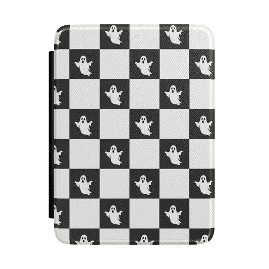 Checkerboard Ghost Kindle Case