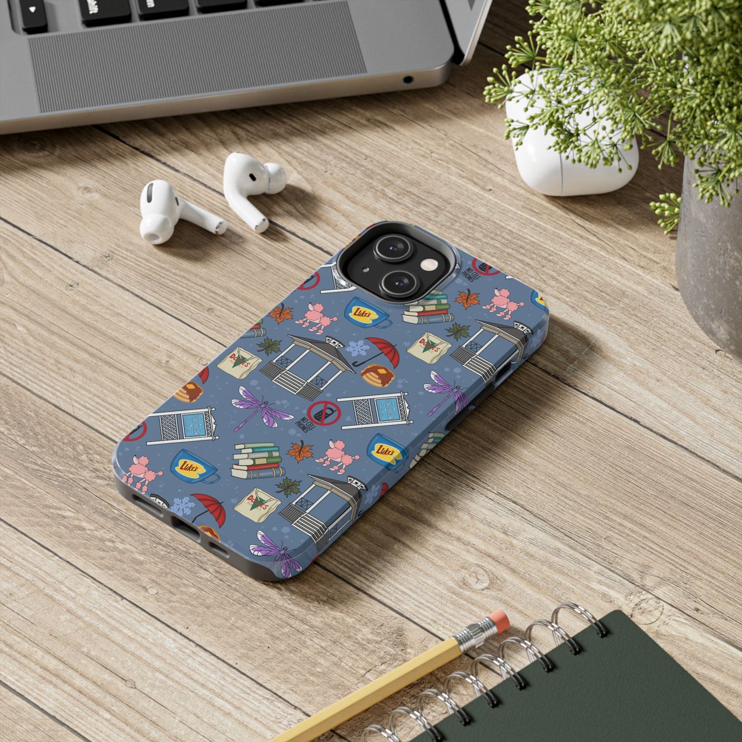 Stars Hollow Gilmore Girls Blue Phone Case
