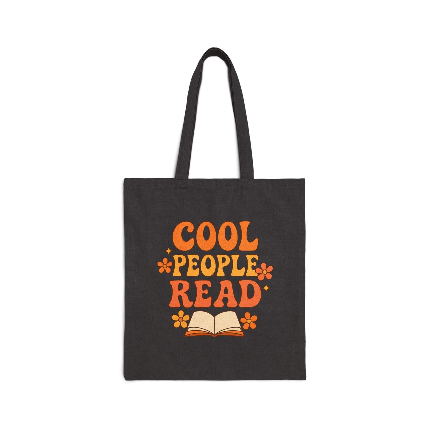 Cool People Read Vintage Floral Book Lover Tote