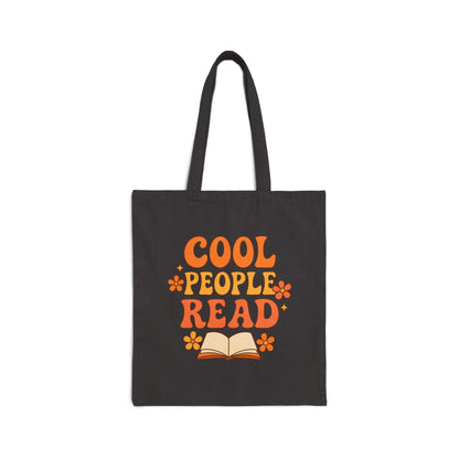 Cool People Read Vintage Floral Book Lover Tote