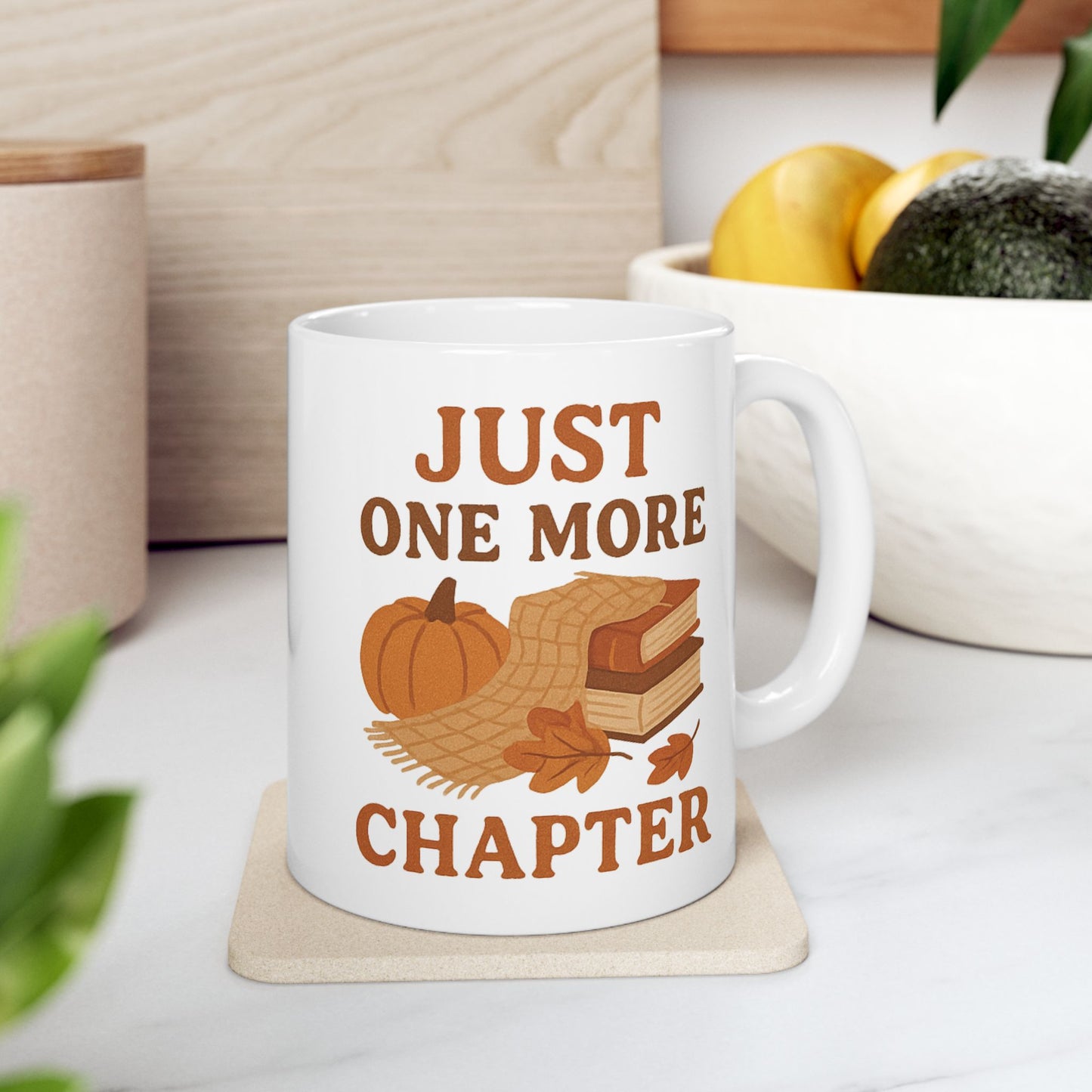Just One More Chapter Ceramic Mug-Book Lovers Cup