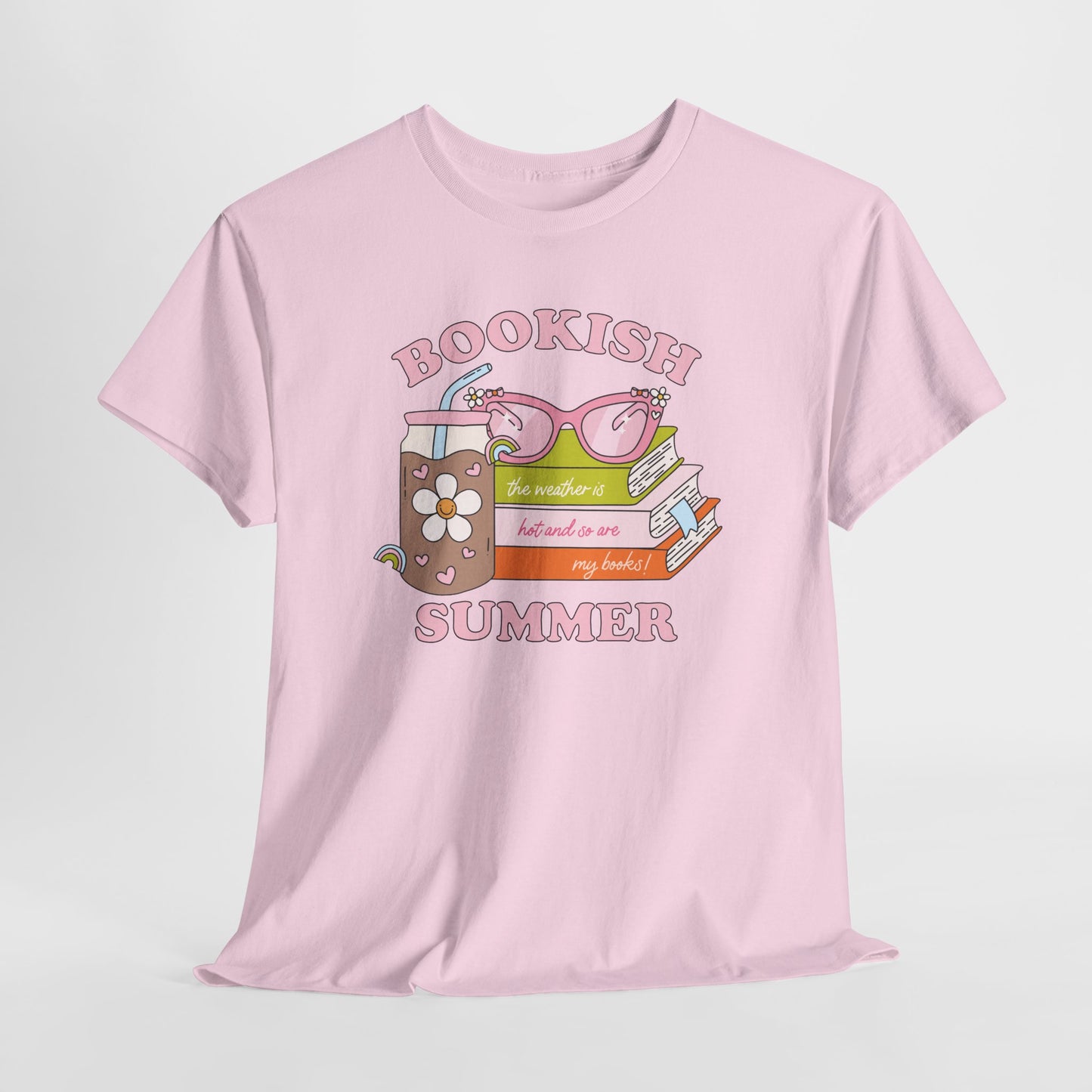 Bookish Summer Graphic Cotton Tee