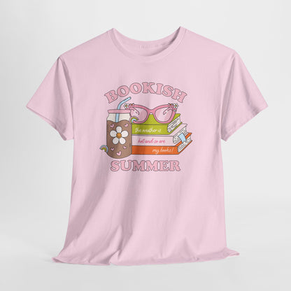 Bookish Summer Graphic Cotton Tee