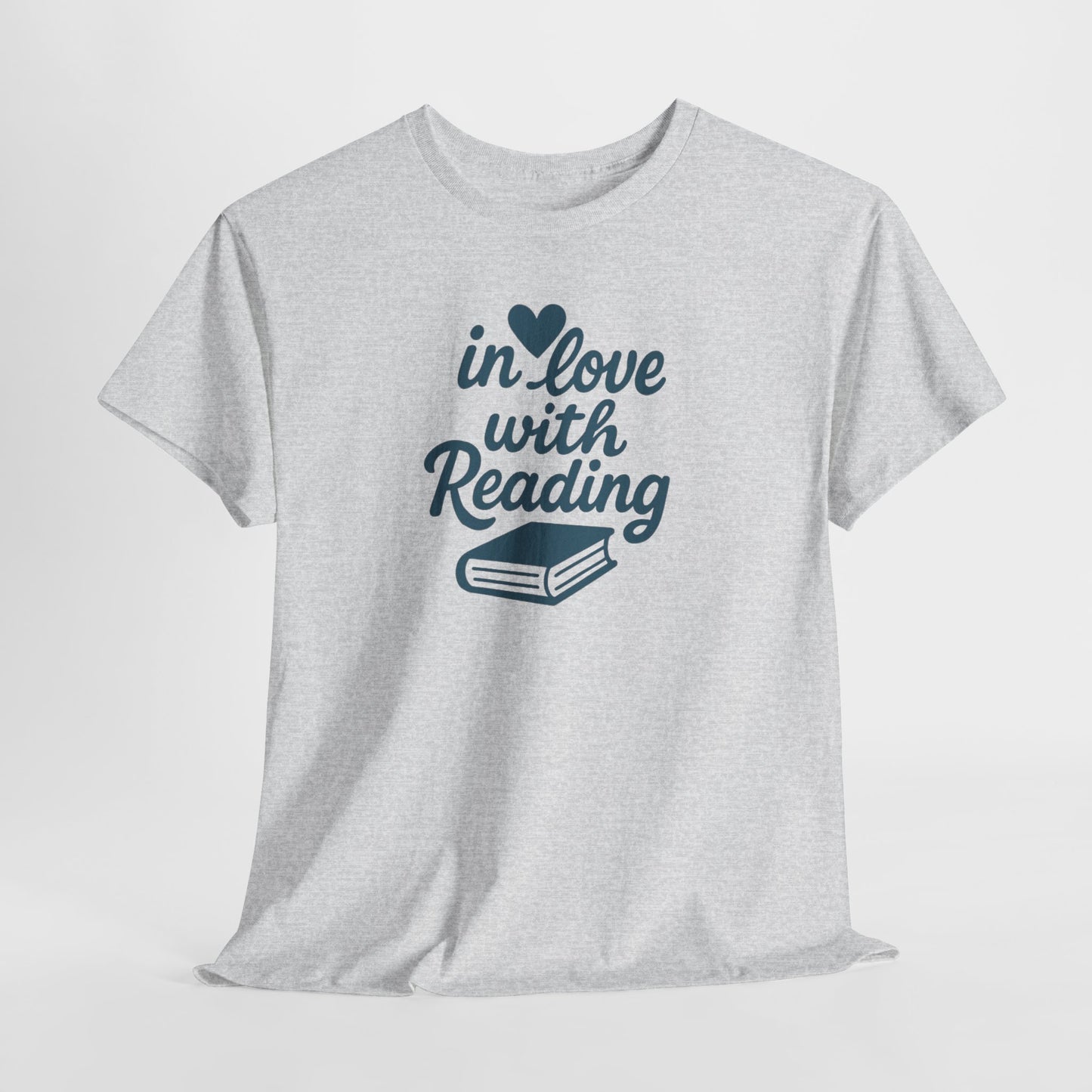 Reading Lover T-Shirt – "In Love With Reading" Graphic Tee for Book Lovers