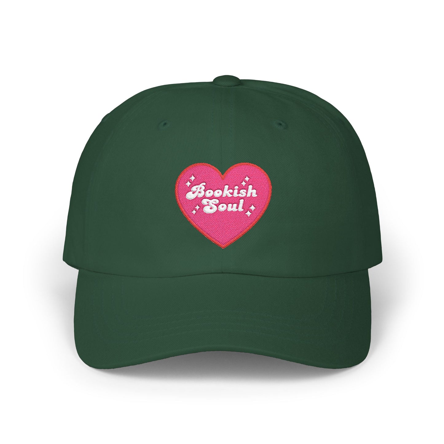 Bookish Soul Embroidered Baseball Cap