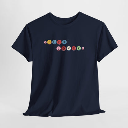 Book Lover T-Shirt — Colorful Bead Reading Tee