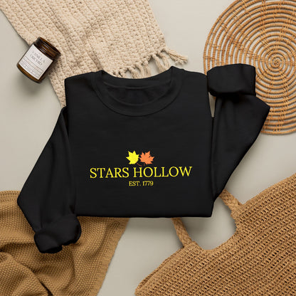 Stars Hollow Fall Embroidered Crewneck Sweatshirt
