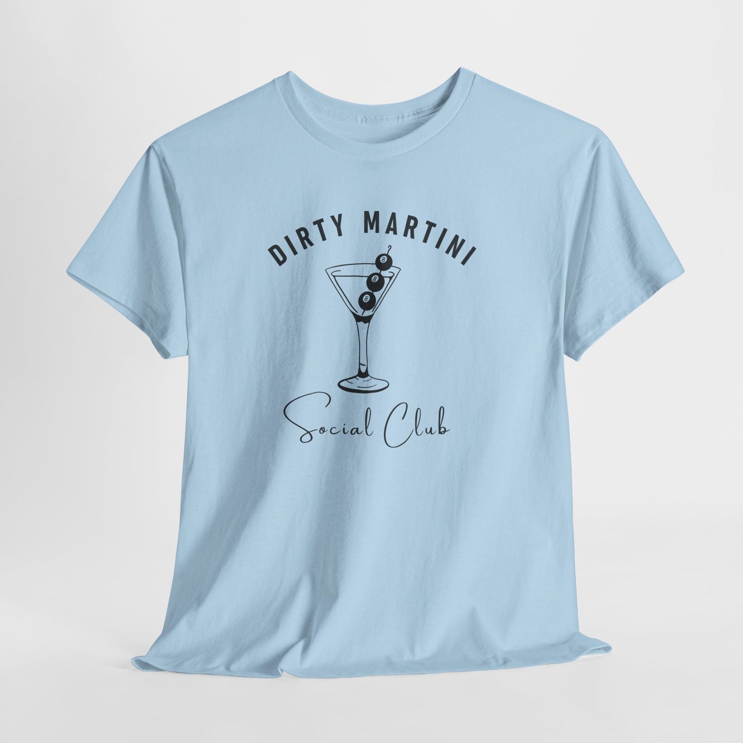 Dirty Martini Social Club T-Shirt I Books + Sips Merch