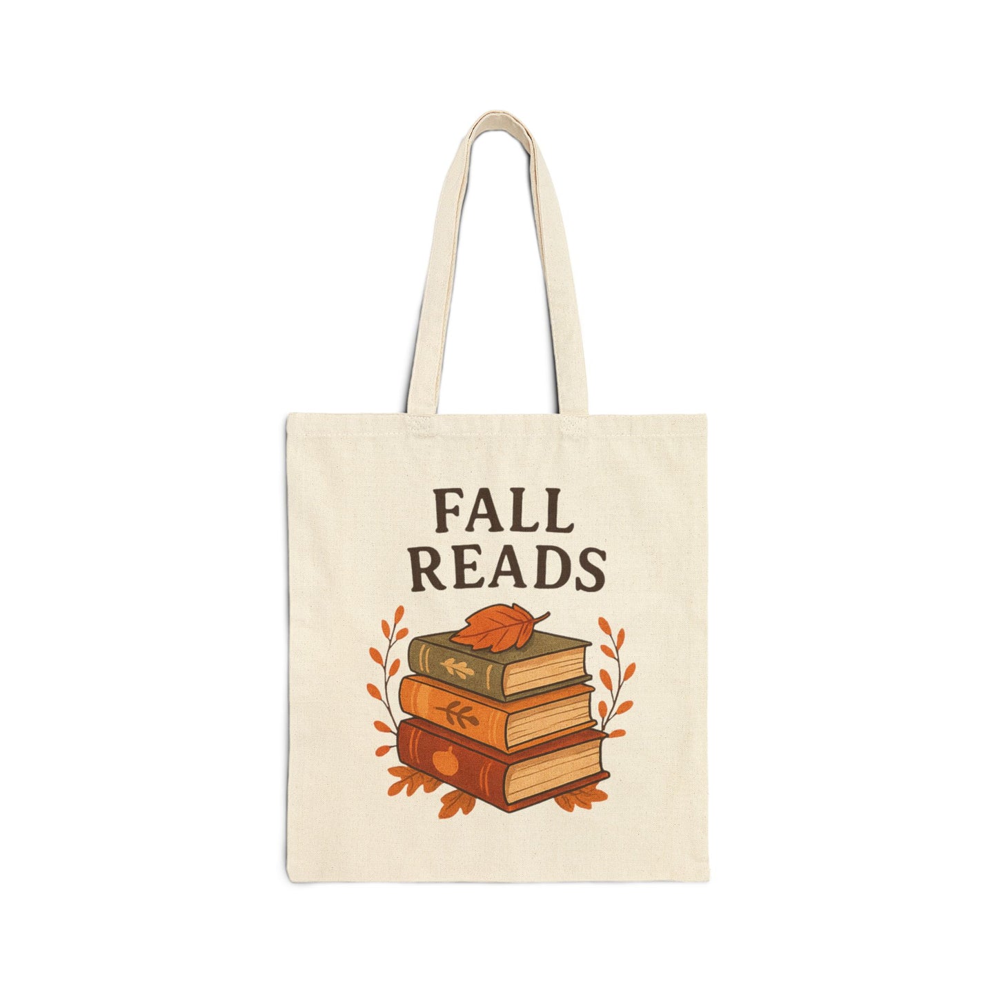 Fall Reads Canvas Tote-Autumn Tote Bag
