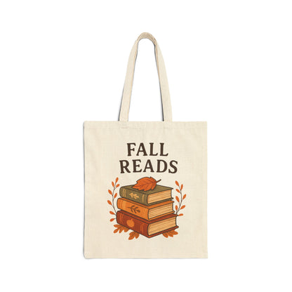 Fall Reads Canvas Tote-Autumn Tote Bag