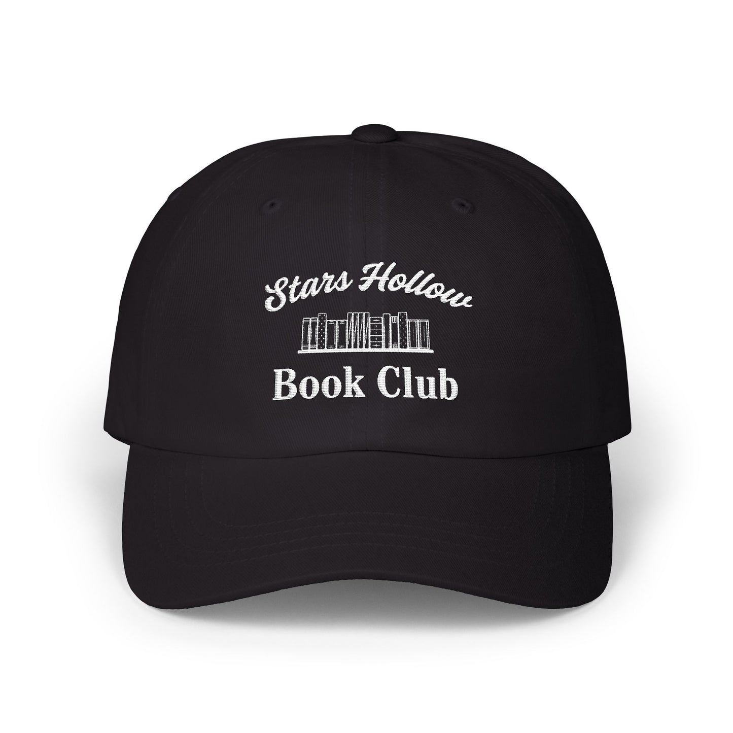 Stars Hollow Book Club Cap — Embroidered Literary Baseball Hat