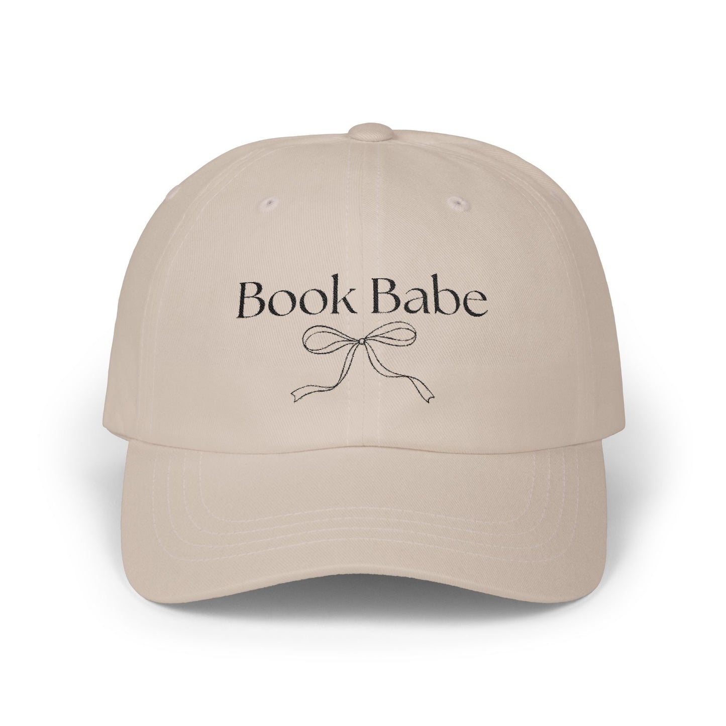 Book Babe Embroidered Hat-Black