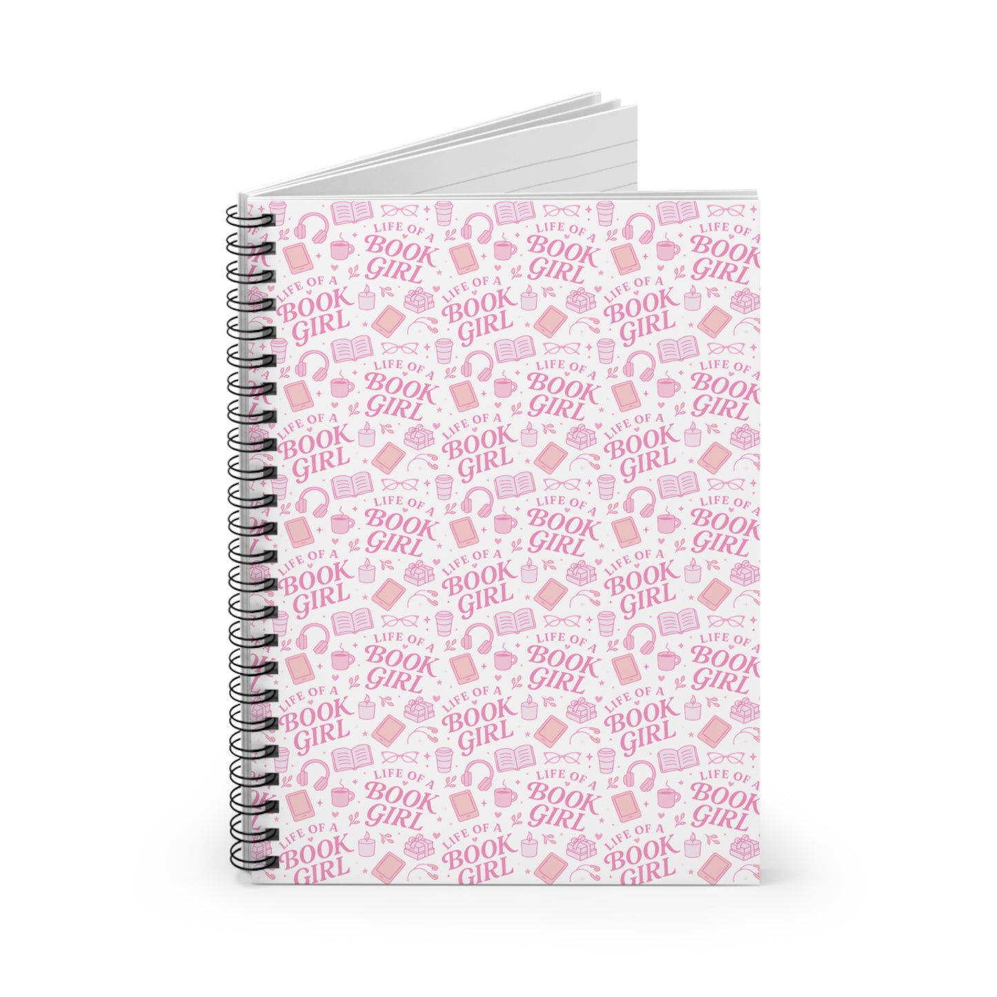 Book Girl Life Notebook