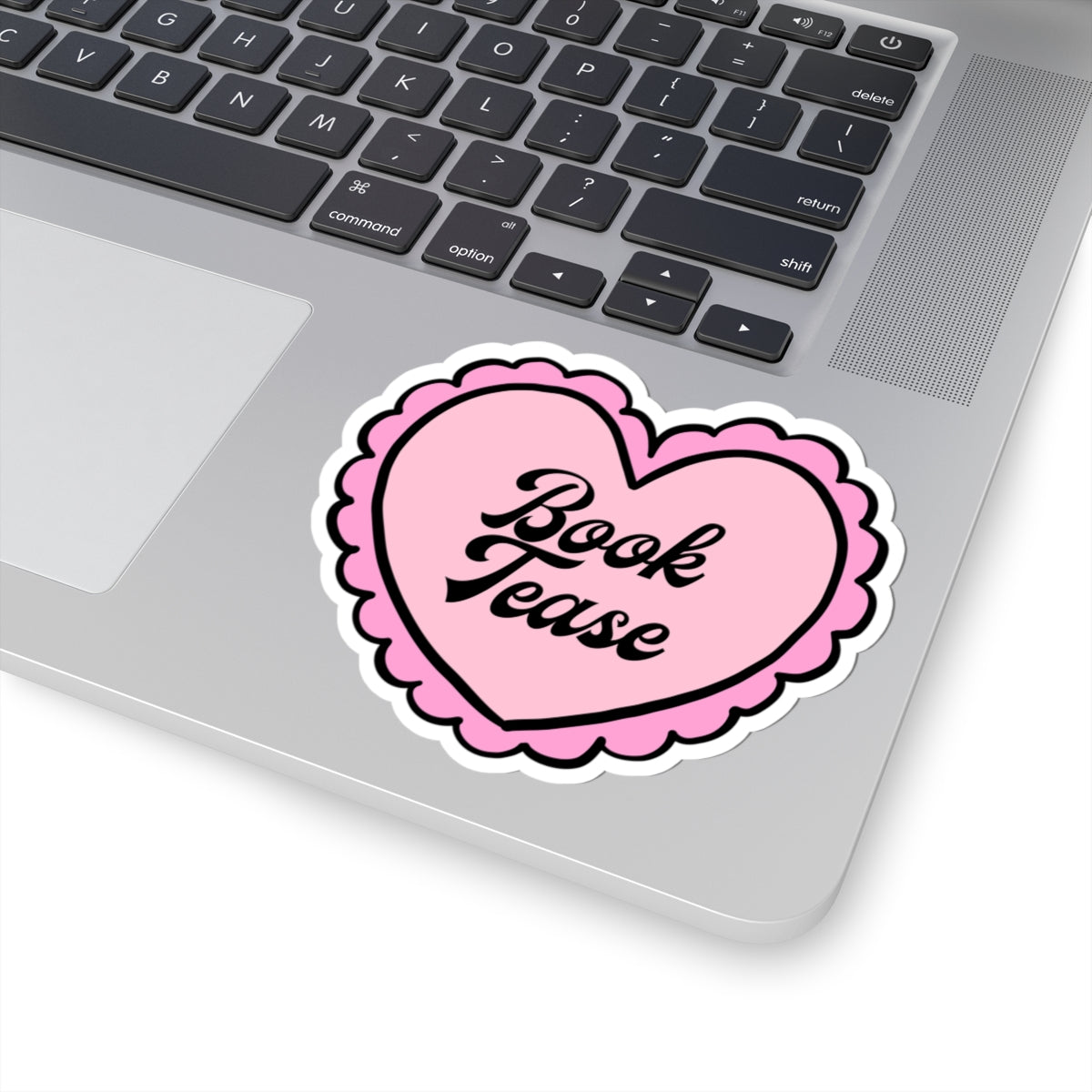Book Tease Heart Sticker