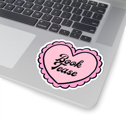 Book Tease Heart Sticker