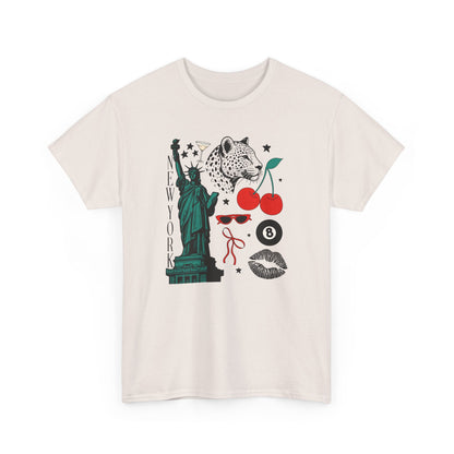 New York Socialite Summer Cotton T-Shirt-Gossip Girl