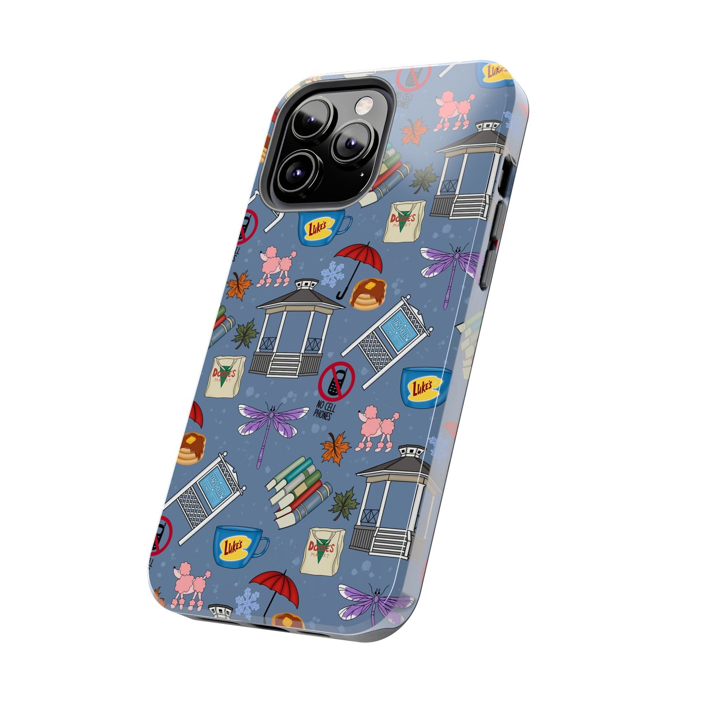 Stars Hollow Gilmore Girls Blue Phone Case