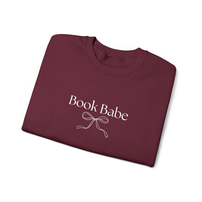 Book Babe Embroidered Crewneck Sweatshirt
