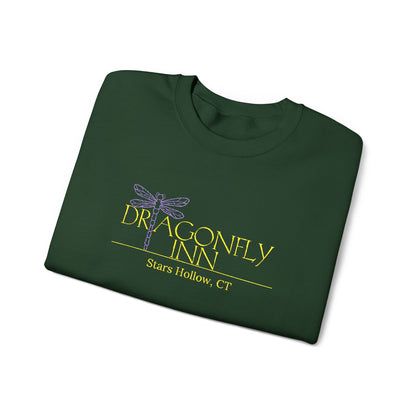 Dragonfly Inn Embroidered Crewneck Sweatshirt-Gilmore Girls Stars Hollow