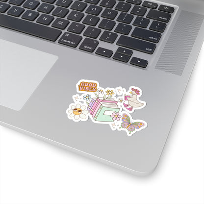 Cozy Bookish Scene Sticker