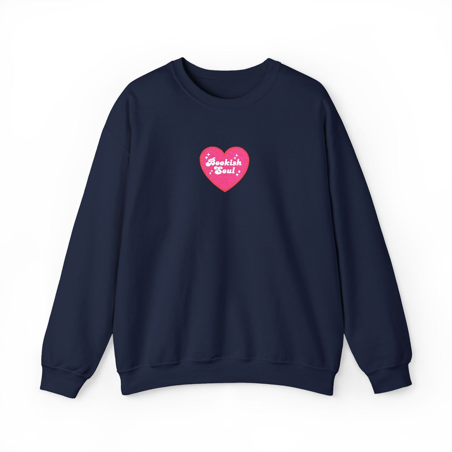 Bookish Soul Embroidered Crewneck Sweatshirt