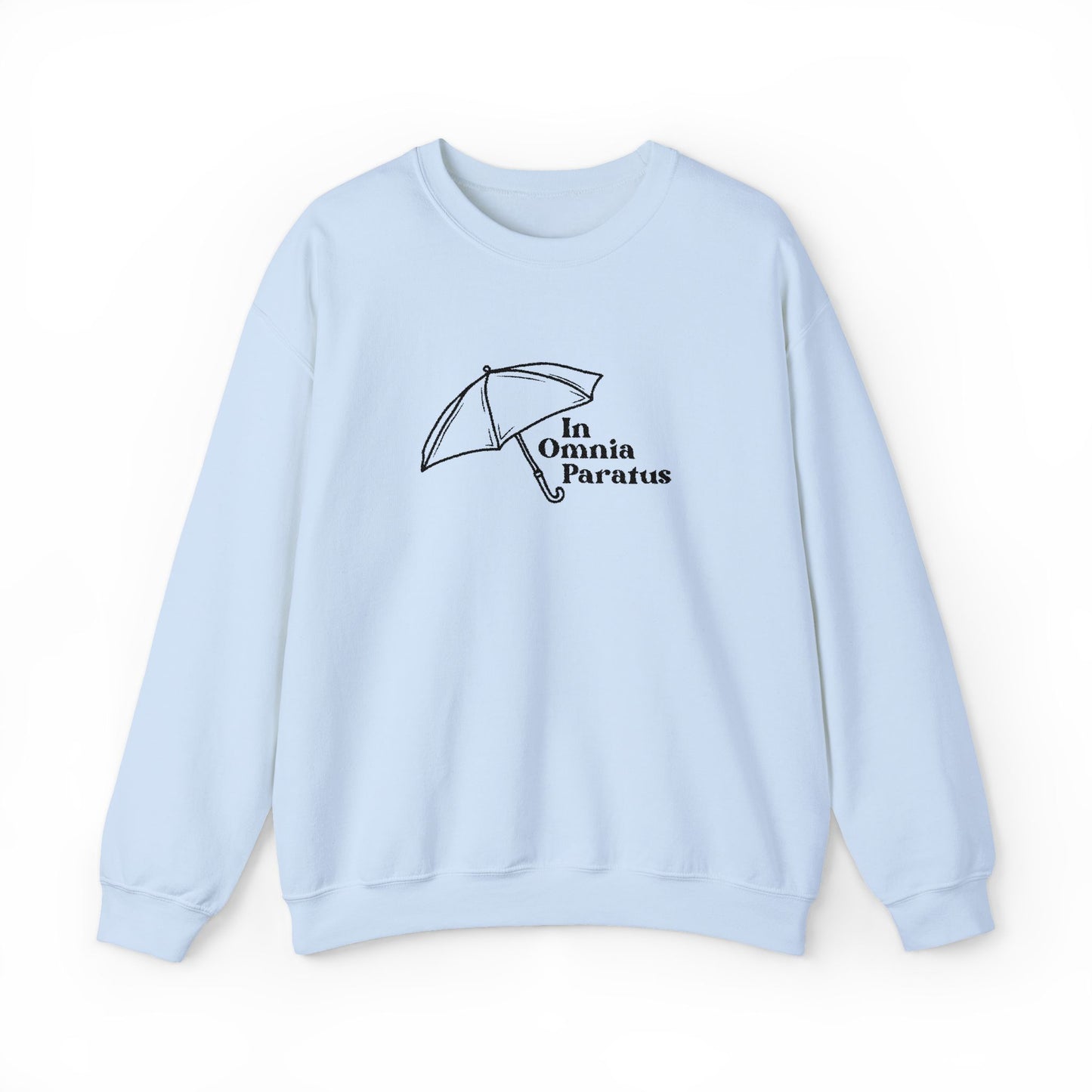 In Omnia Paratus Embroidered Crewneck Sweatshirt-Gilmore Girls