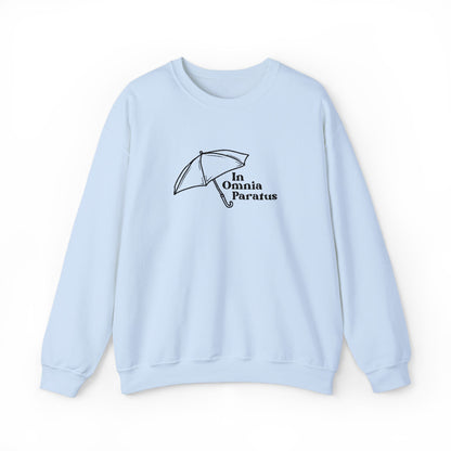 In Omnia Paratus Embroidered Crewneck Sweatshirt-Gilmore Girls
