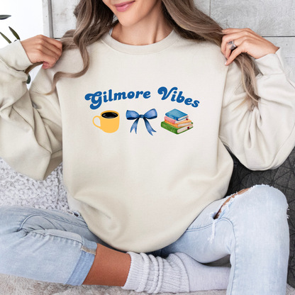Gilmore Vibes Crewneck Sweatshirt-Gilmore Girls Apparel