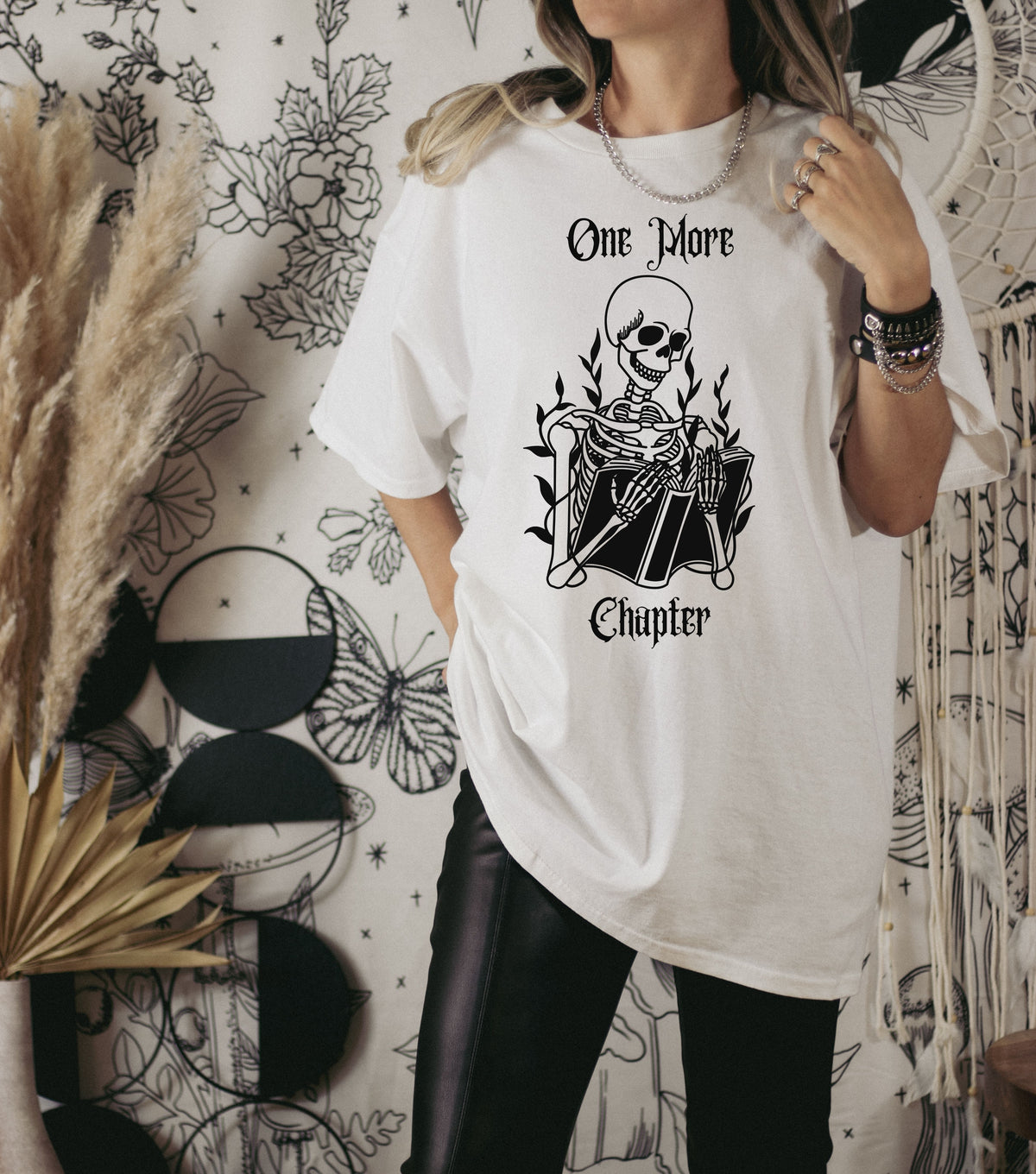 One More Chapter Skeleton T-Shirt 💀📚