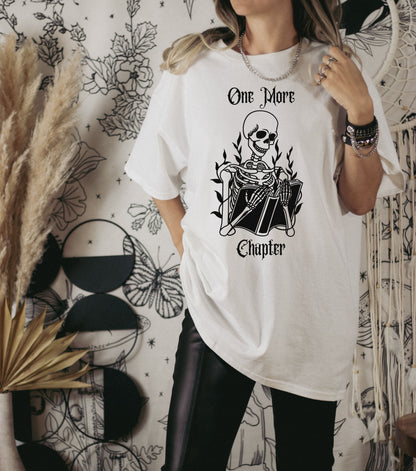 One More Chapter Skeleton T-Shirt 💀📚