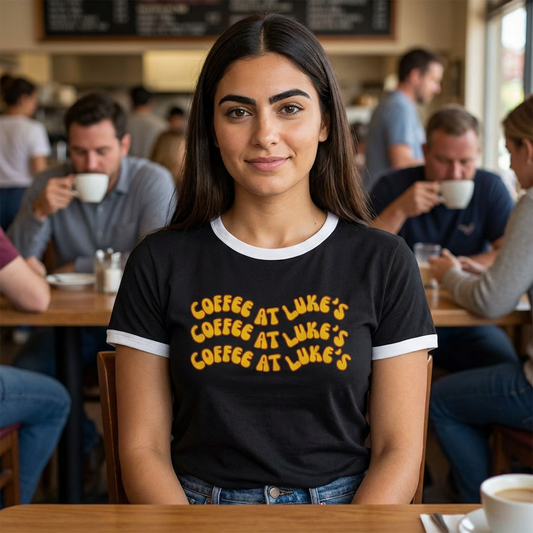 Coffee at Luke’s Baby Tee