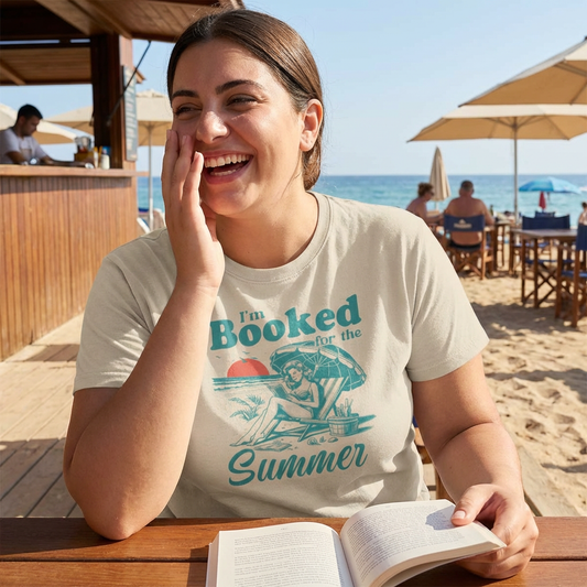 I'm Booked for the Summer Cotton Tee
