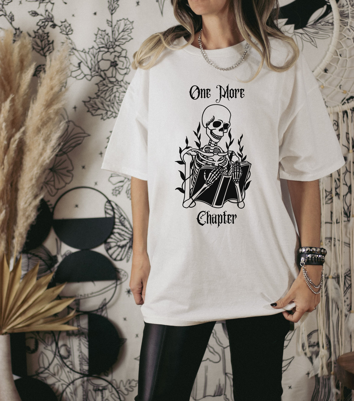 One More Chapter Skeleton T-Shirt 💀📚