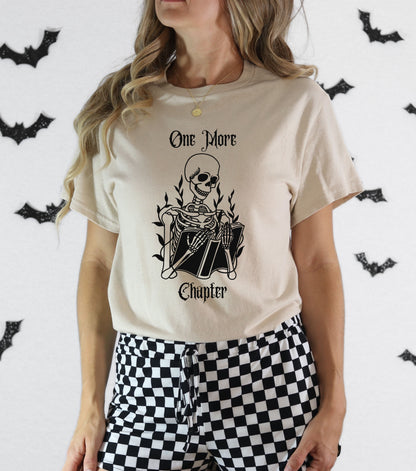 One More Chapter Skeleton T-Shirt 💀📚