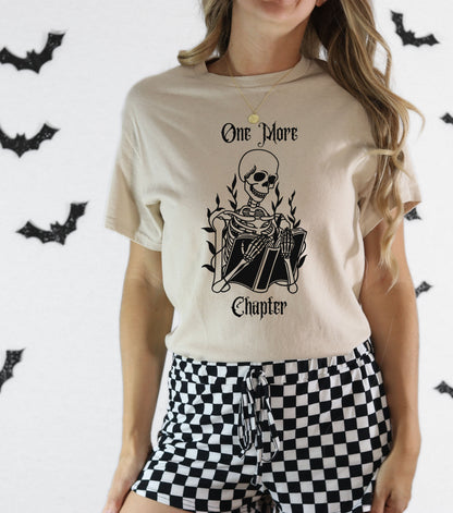One More Chapter Skeleton T-Shirt 💀📚
