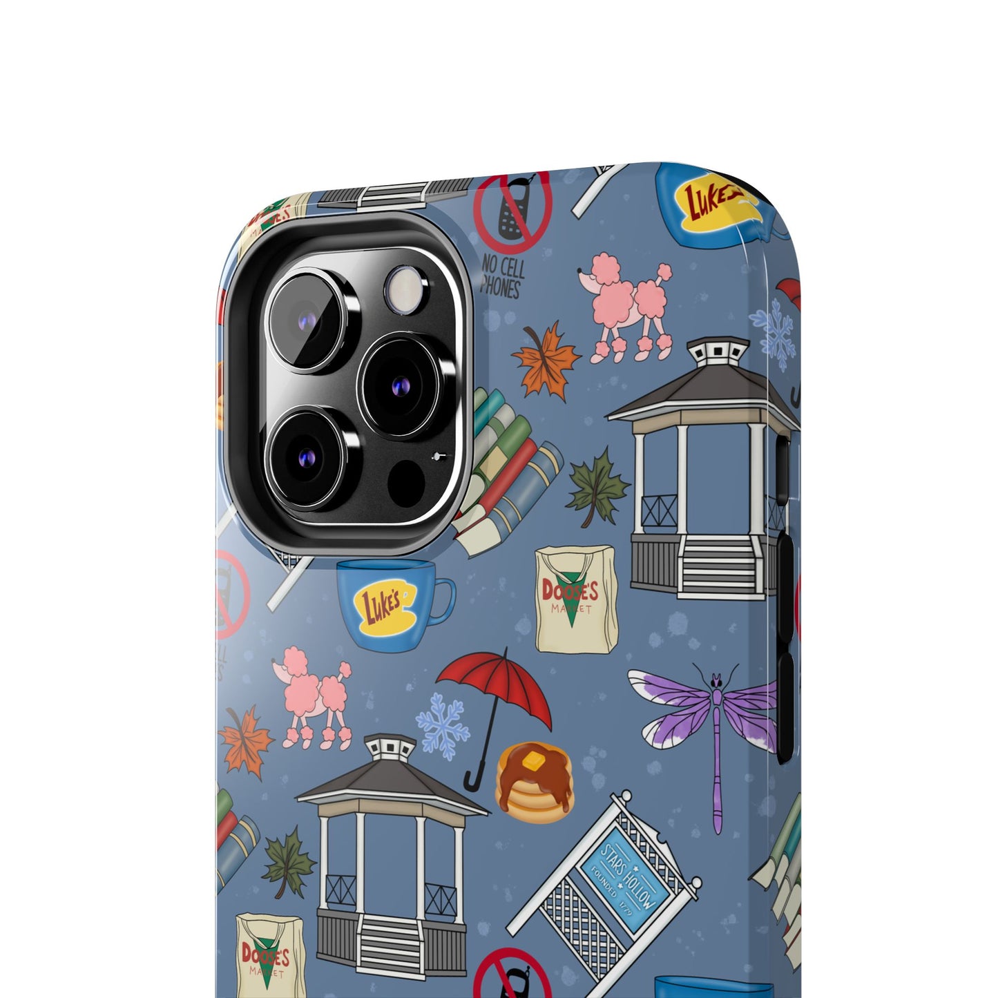 Stars Hollow Gilmore Girls Blue Phone Case