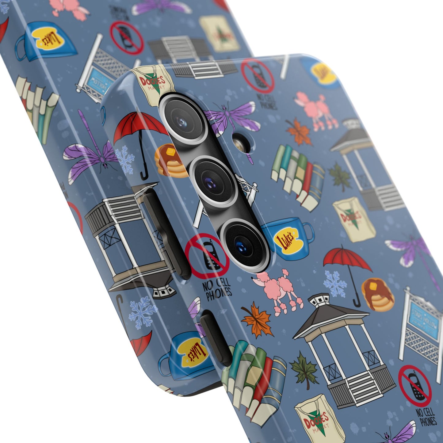 Stars Hollow Gilmore Girls Blue Phone Case