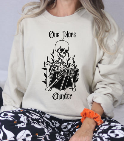 One More Chapter Skeleton Crewneck 💀🖤