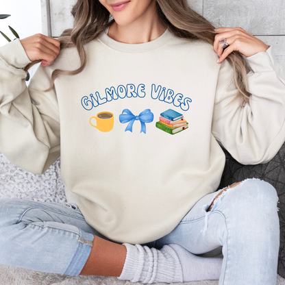Gilmore Vibes Crewneck Sweatshirt-Gilmore Girls Apparel