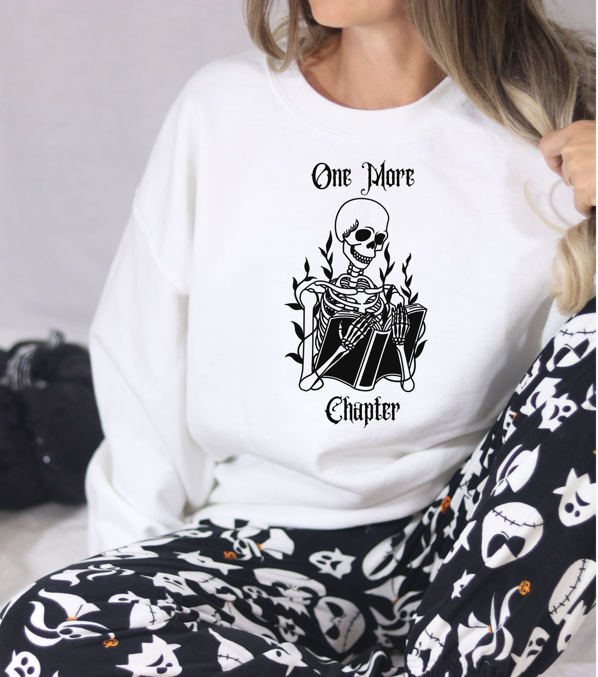 One More Chapter Skeleton Crewneck 💀🖤