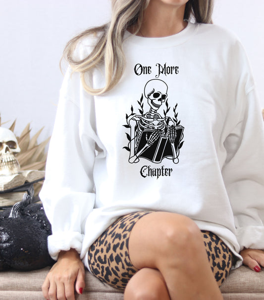 One More Chapter Skeleton Crewneck 💀🖤