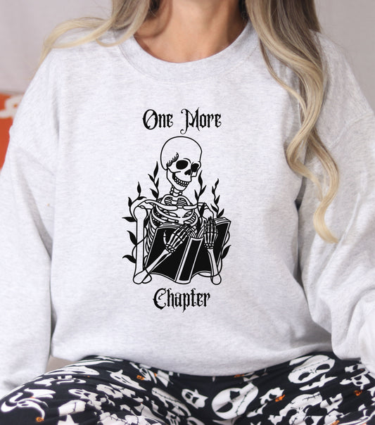 One More Chapter Skeleton Crewneck 💀🖤