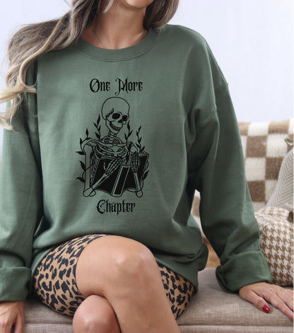 One More Chapter Skeleton Crewneck 💀🖤