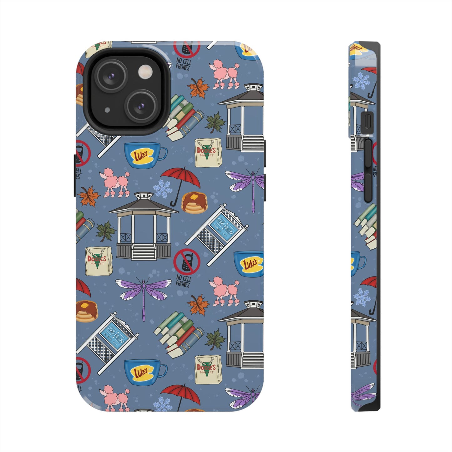 Stars Hollow Gilmore Girls Blue Phone Case